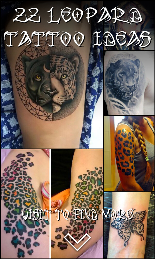 22 Leopard Tattoo Ideas