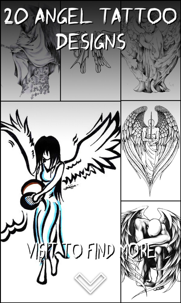 20 Angel Tattoo Designs