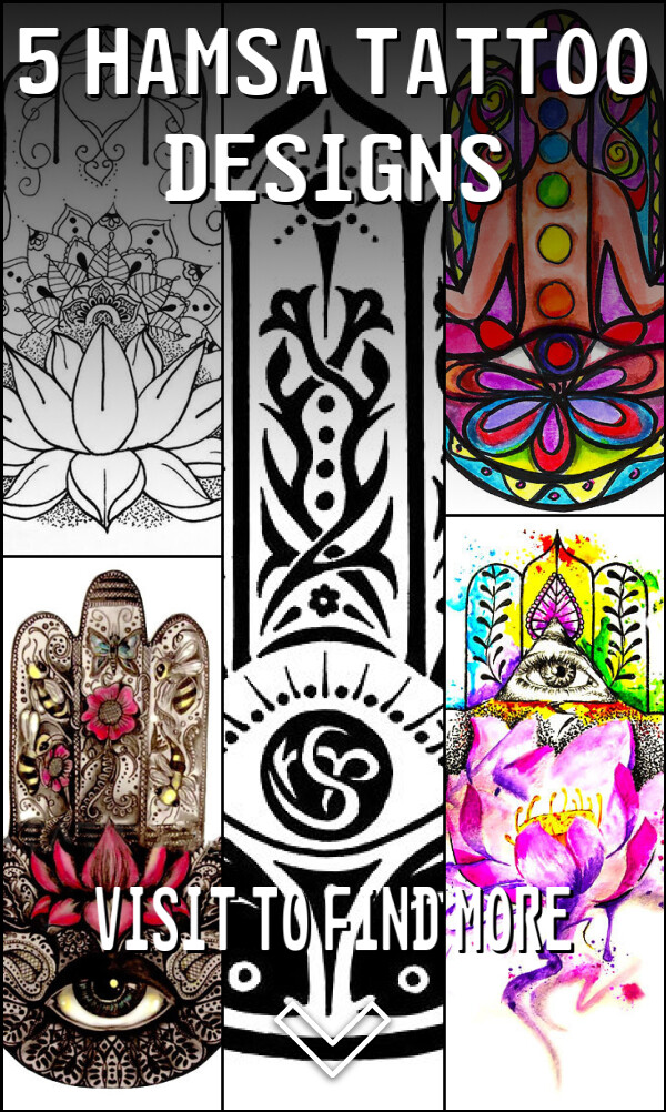 5 Hamsa Tattoo Designs