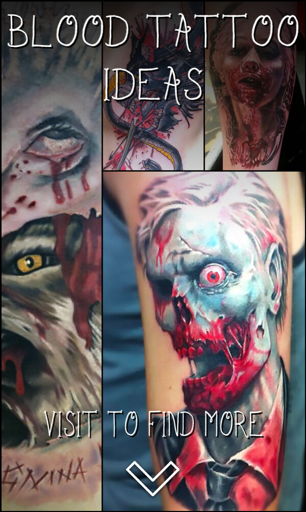 4 Blood Tattoo Ideas