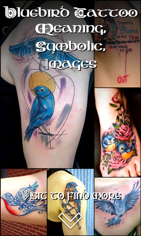 Bluebird Tattoo Meaning, Symbolic, Images