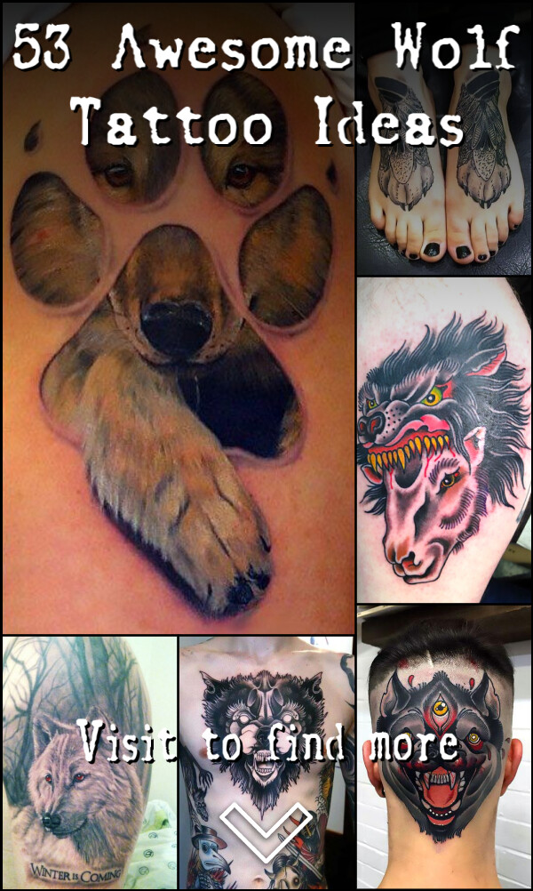 53 Awesome Wolf Tattoo Ideas