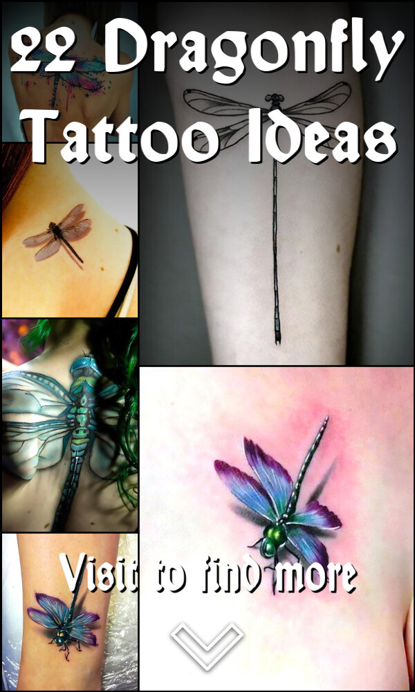 22 Dragonfly Tattoo Ideas