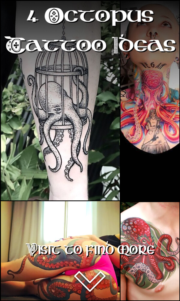 4 Octopus Tattoo Ideas