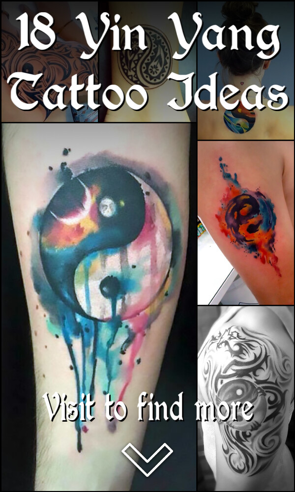 18 Yin Yang Tattoo Ideas