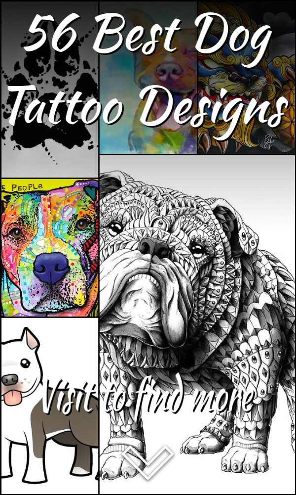 56 Best Dog Tattoo Designs