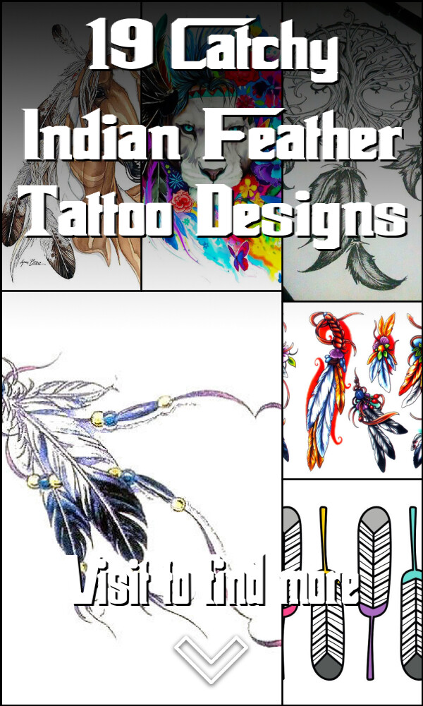 19 Catchy Indian Feather Tattoo Designs