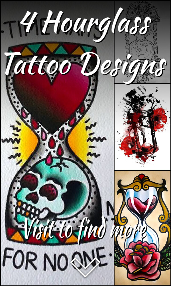 4 Hourglass Tattoo Designs