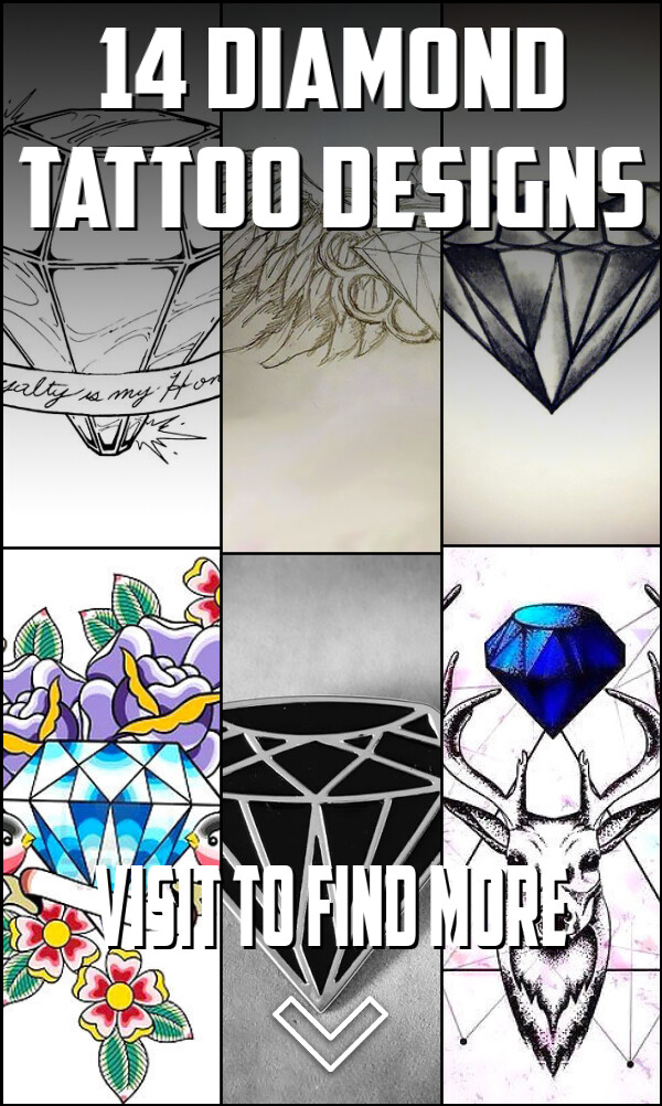 14 Diamond Tattoo Designs