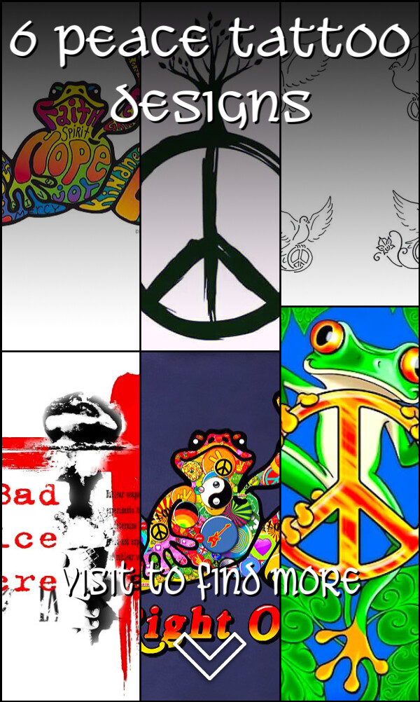 6 Peace Tattoo Designs