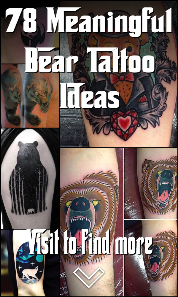 78 Meaningful Bear Tattoo Ideas