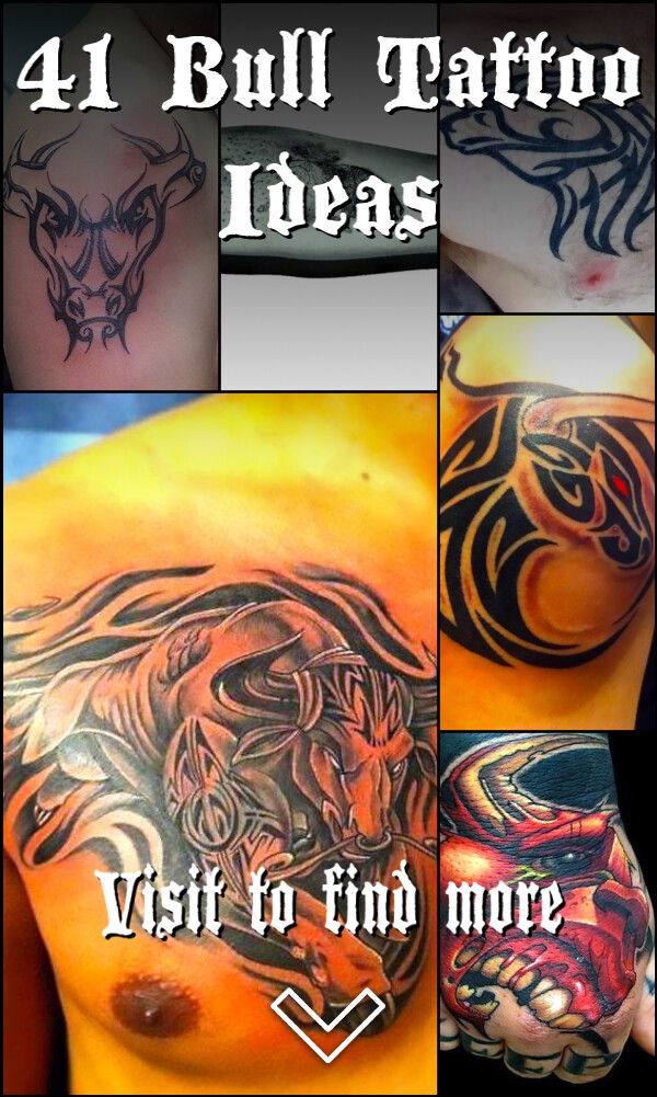 41 Bull Tattoo Ideas