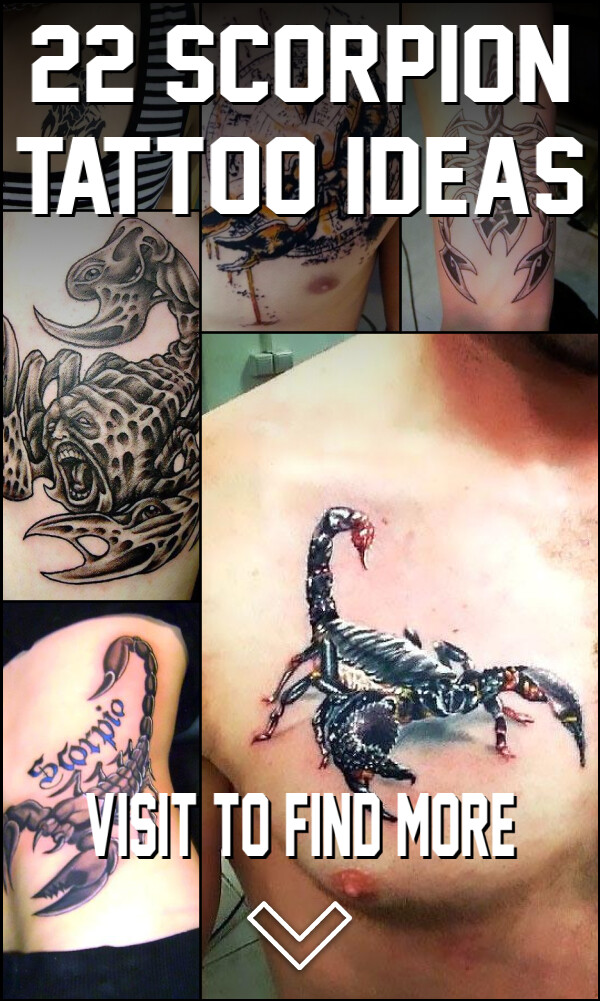 22 Scorpion Tattoo Ideas