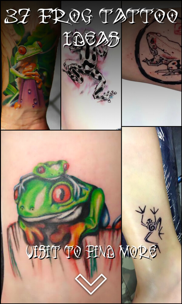 37 Frog Tattoo Ideas