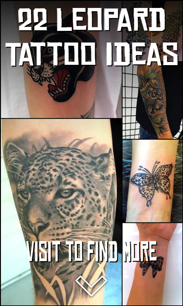 22 Leopard Tattoo Ideas