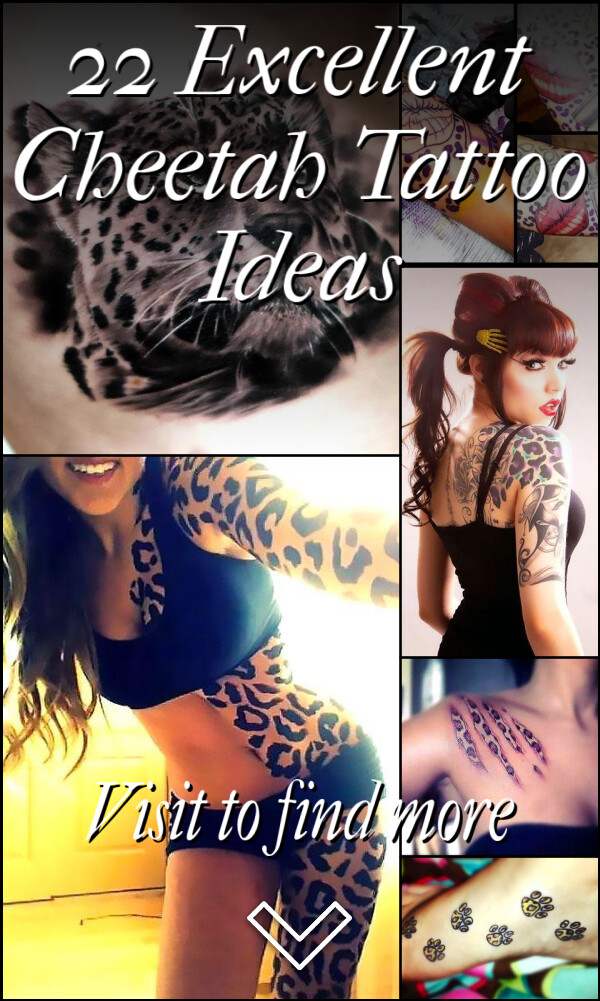 22 Excellent Cheetah Tattoo Ideas