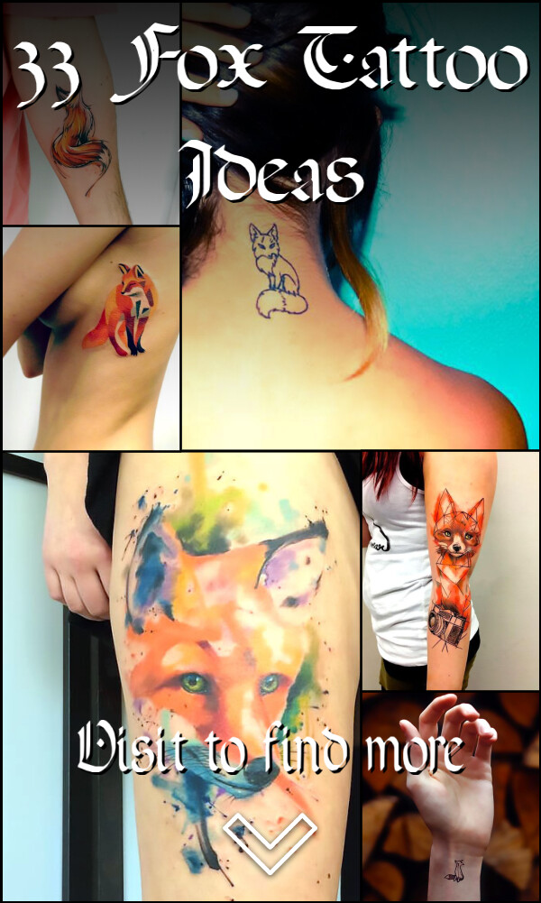 33 Fox Tattoo Ideas