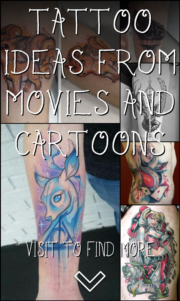 139 Tattoo Ideas from Movies and Cartoons