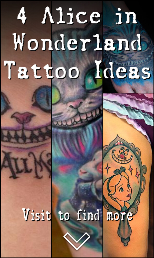 4 Alice in Wonderland Tattoo Ideas