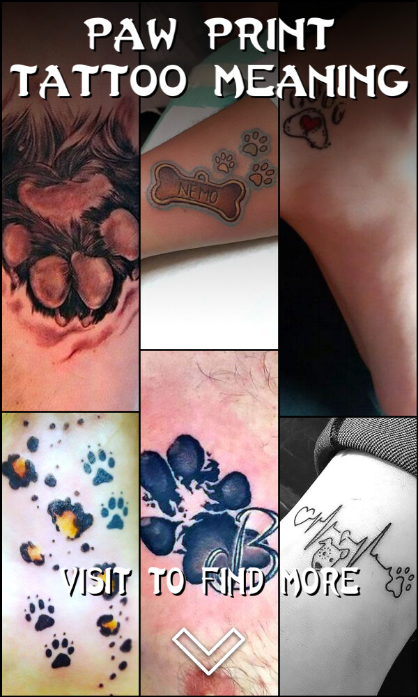 Paw Print Tattoo Meaning