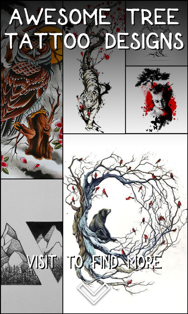 26 Awesome Tree Tattoo Designs