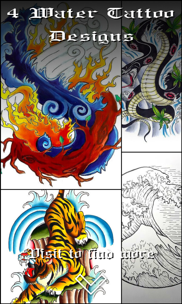 4 Water Tattoo Designs