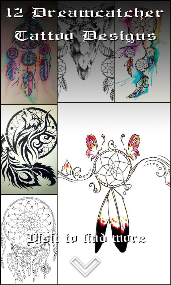 12 Dreamcatcher Tattoo Designs