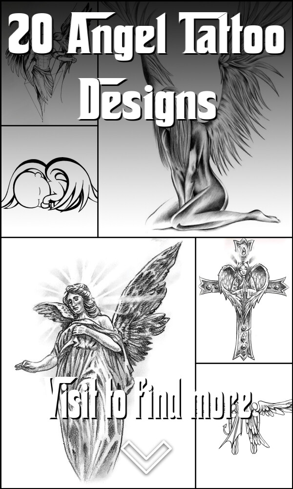 20 Angel Tattoo Designs