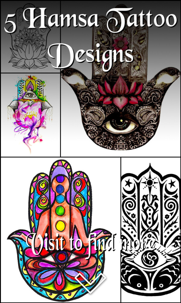 5 Hamsa Tattoo Designs