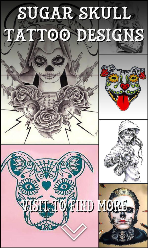 13 Sugar Skull Tattoo Designs