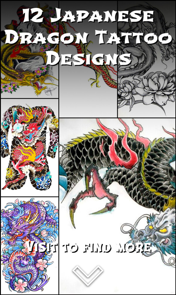 12 Japanese Dragon Tattoo Designs