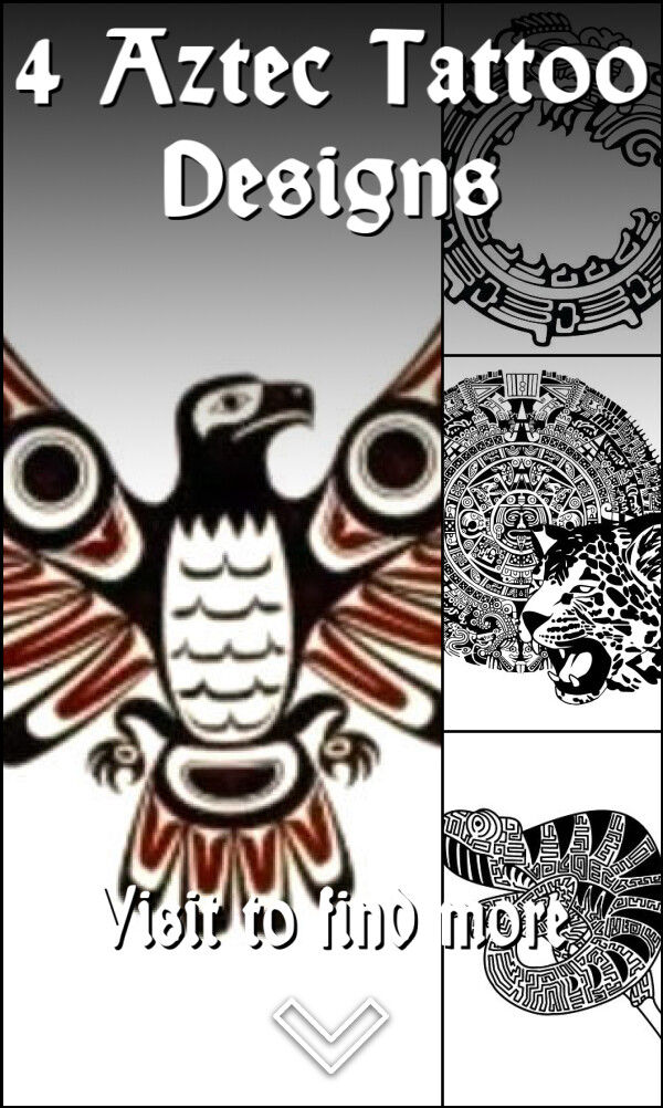 4 Aztec Tattoo Designs