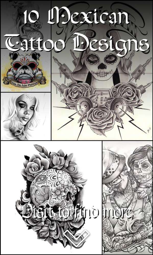 10 Mexican Tattoo Designs