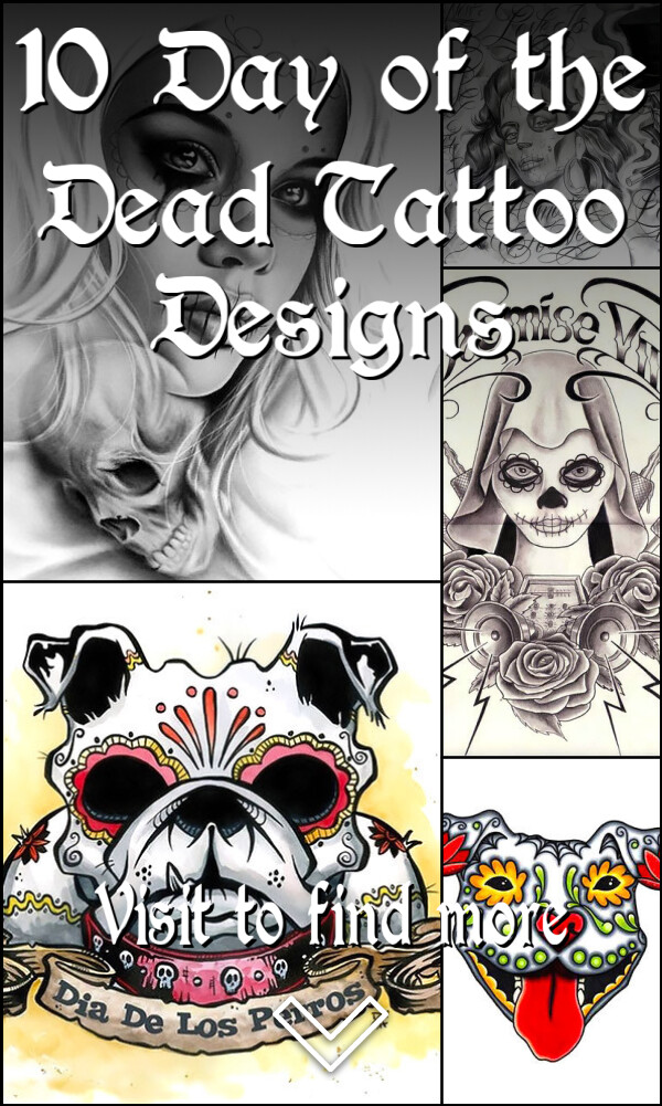 10 Day of the Dead Tattoo Designs