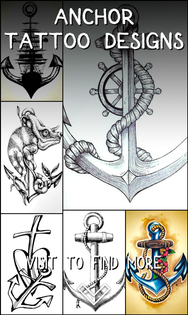 18 Anchor Tattoo Designs