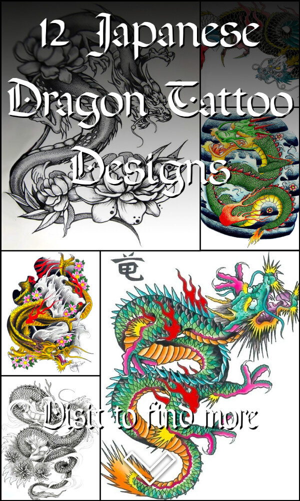 12 Japanese Dragon Tattoo Designs