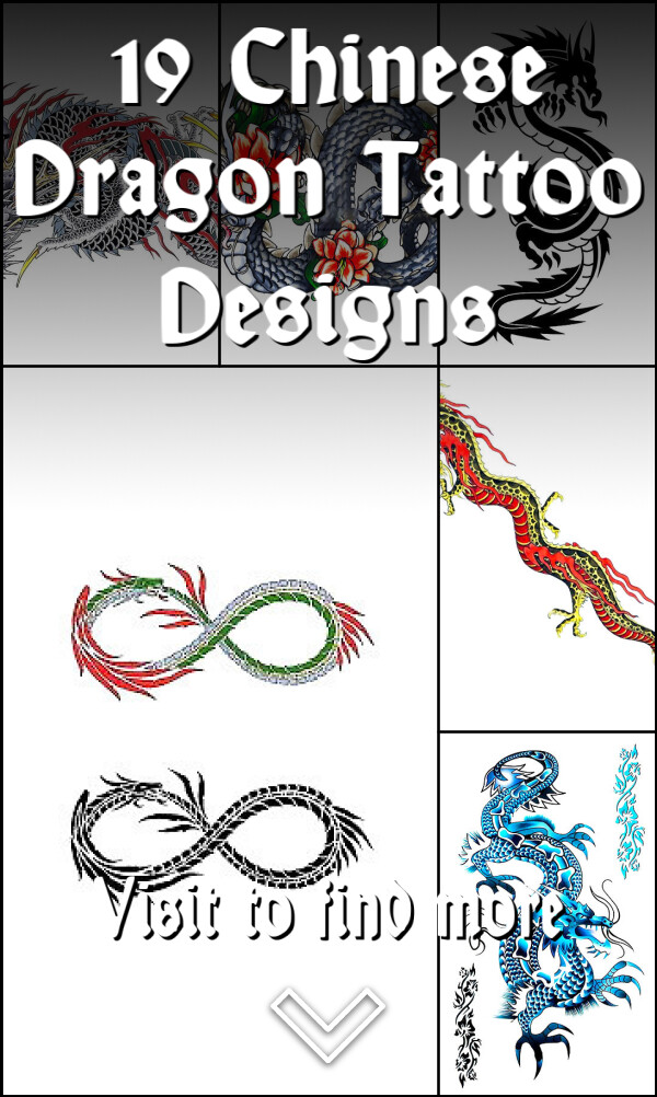 19 Chinese Dragon Tattoo Designs