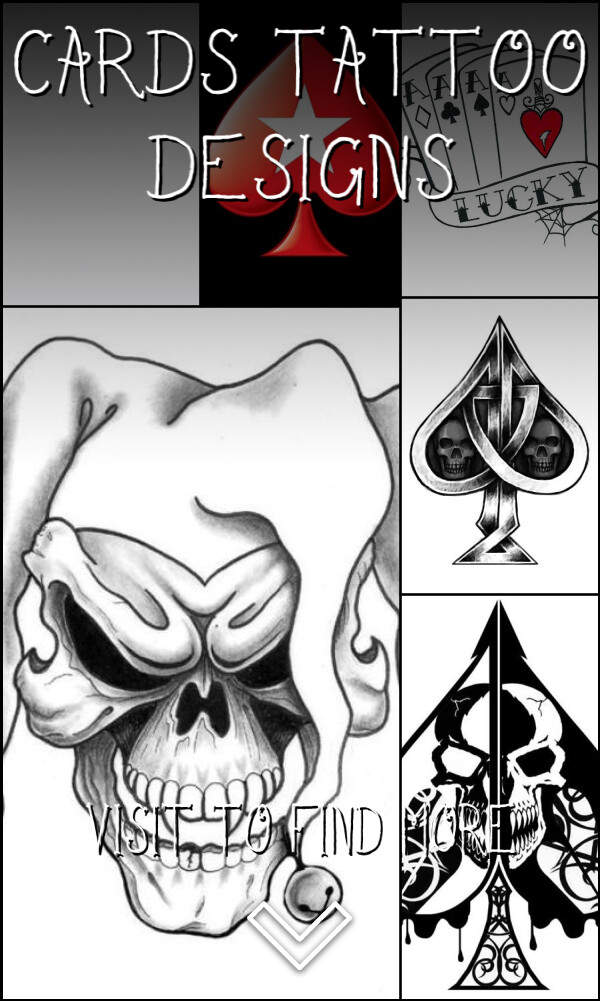 9 Cards Tattoo Designs