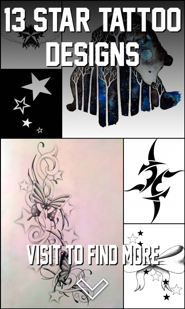 13 Star Tattoo Designs