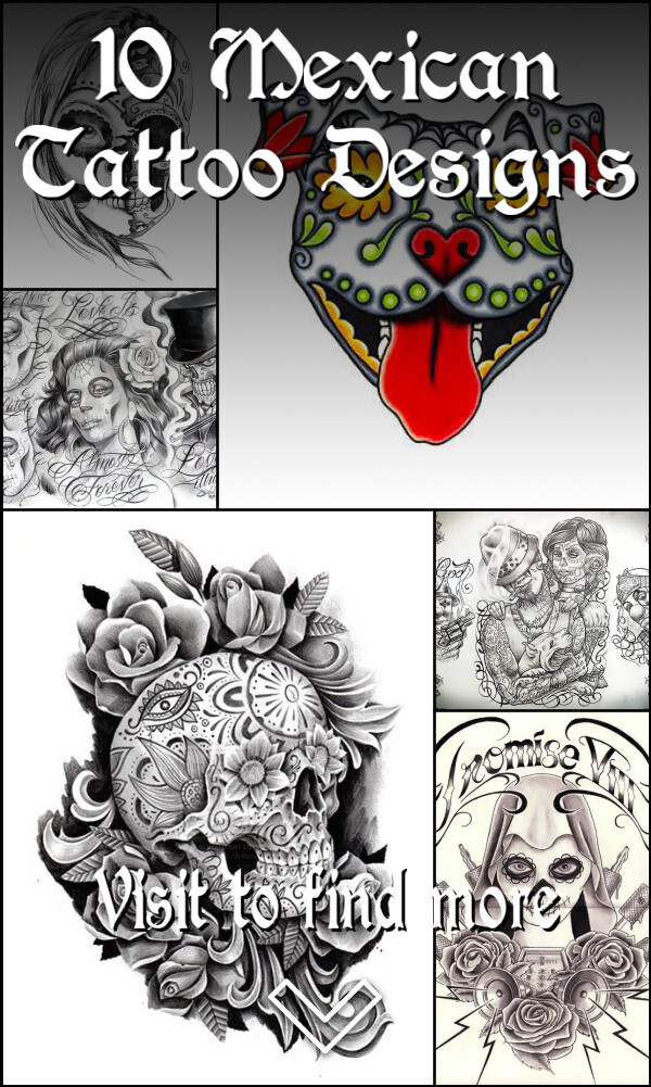 10 Mexican Tattoo Designs