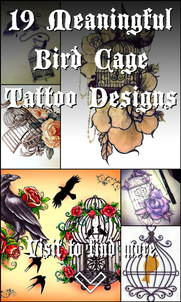 19 Meaningful Bird Cage Tattoo Designs