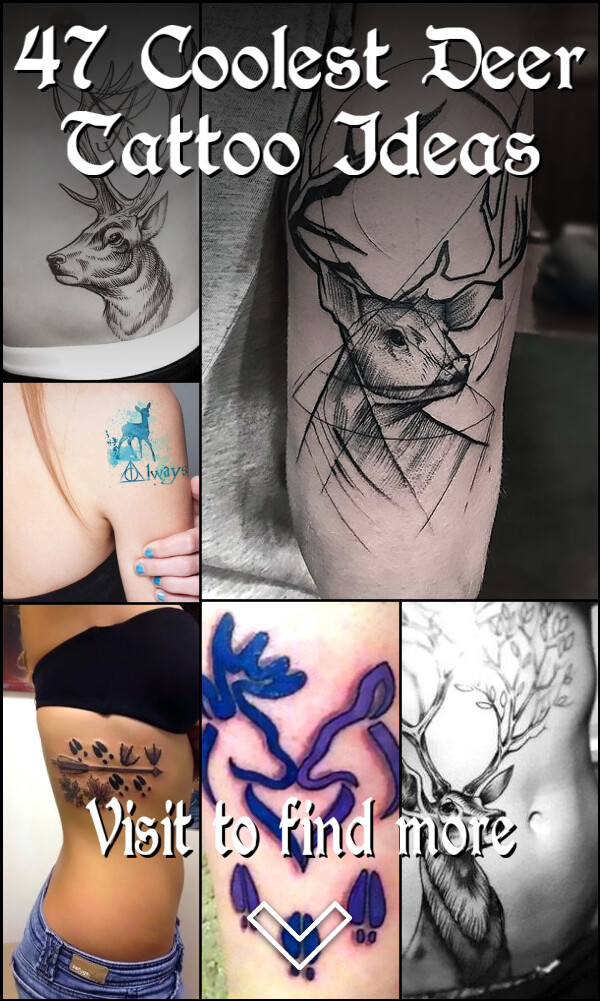 47 Coolest Deer Tattoo Ideas