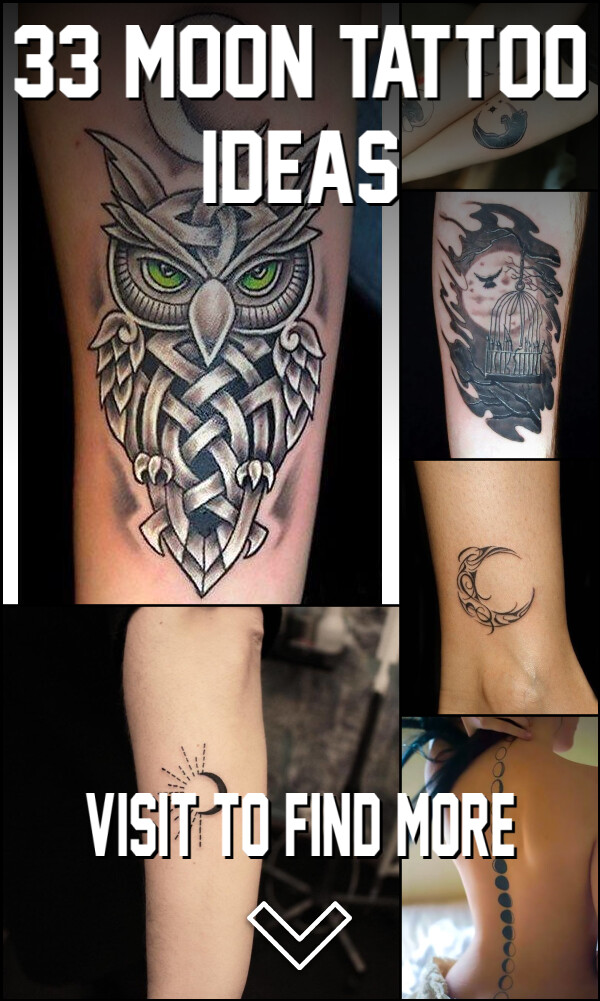 33 Moon Tattoo Ideas