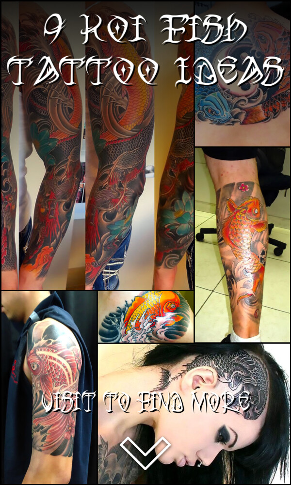 9 Koi Fish Tattoo Ideas