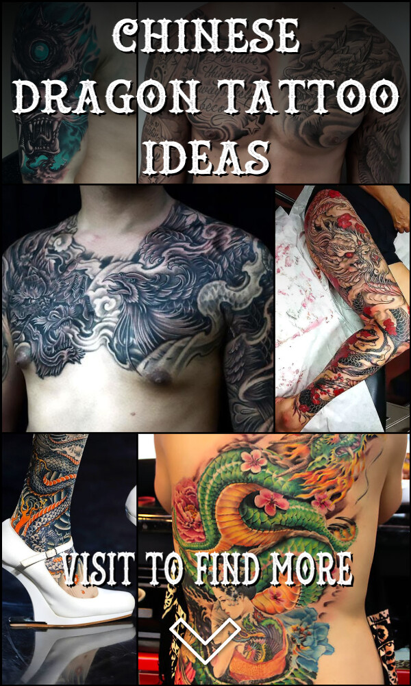 12 Chinese Dragon Tattoo Ideas