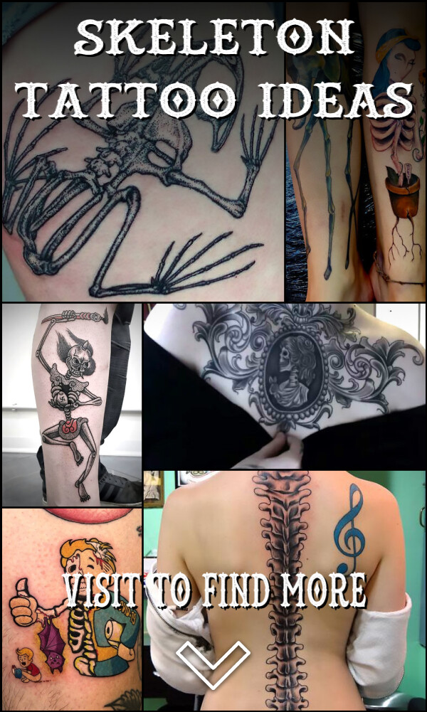 9 Skeleton Tattoo Ideas