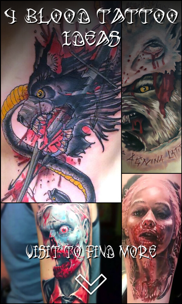 4 Blood Tattoo Ideas