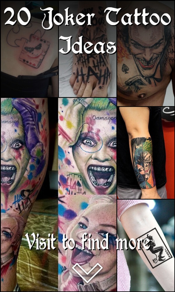 20 Joker Tattoo Ideas