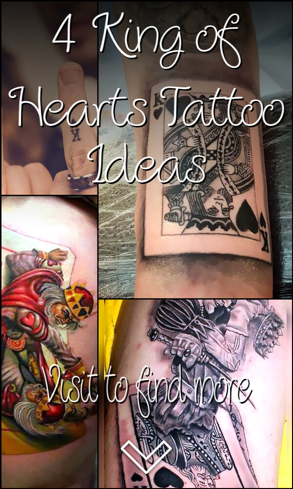 4 King of Hearts Tattoo Ideas