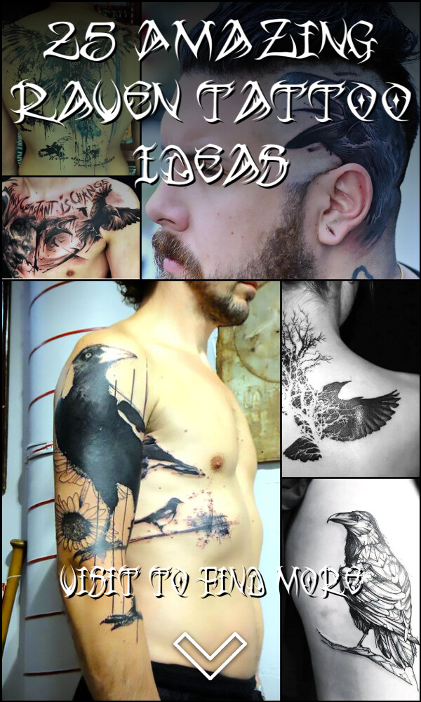 25 Amazing Raven Tattoo Ideas